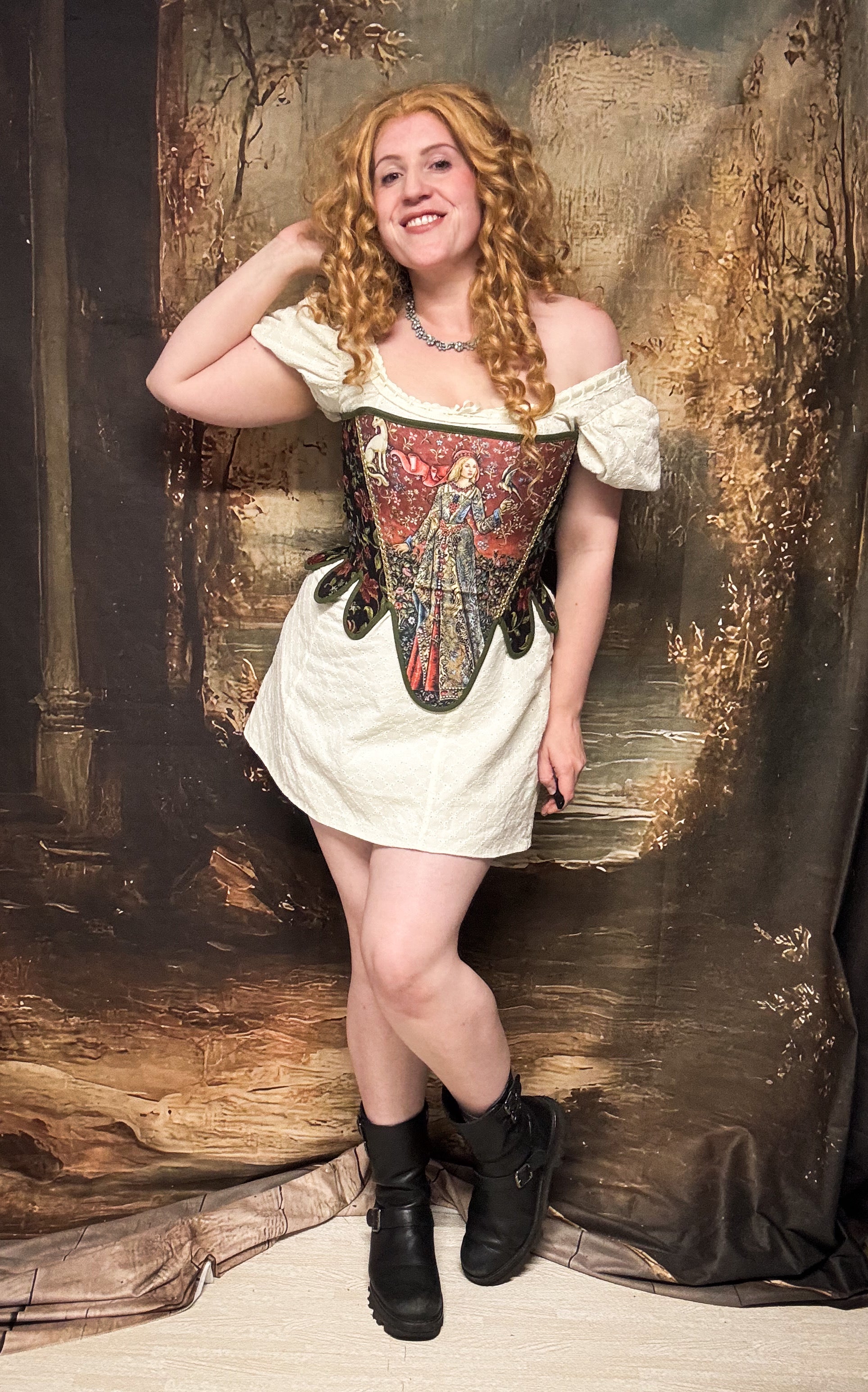 CORSET Damsel in Dis dress