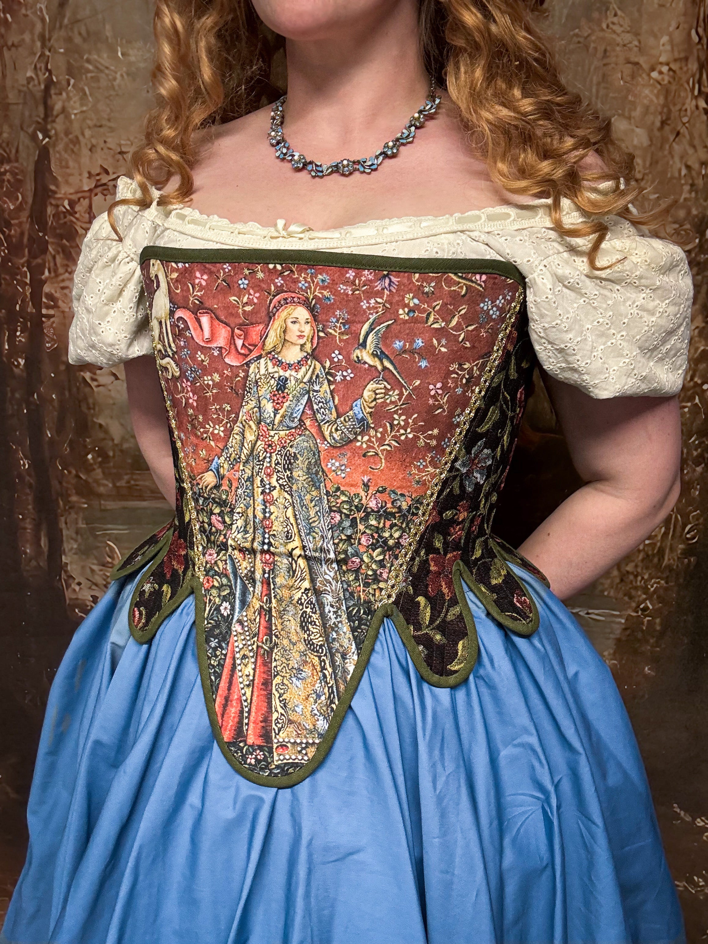 CORSET Damsel in Dis dress