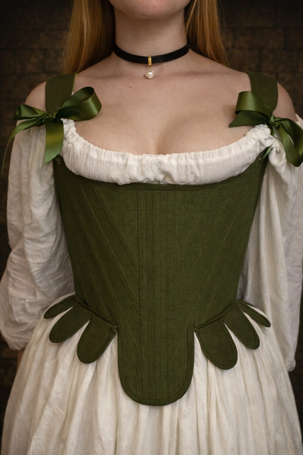 CORSET "Antoinette" Linen