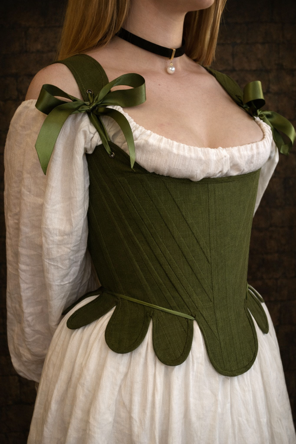 CORSET "Antoinette" Linen