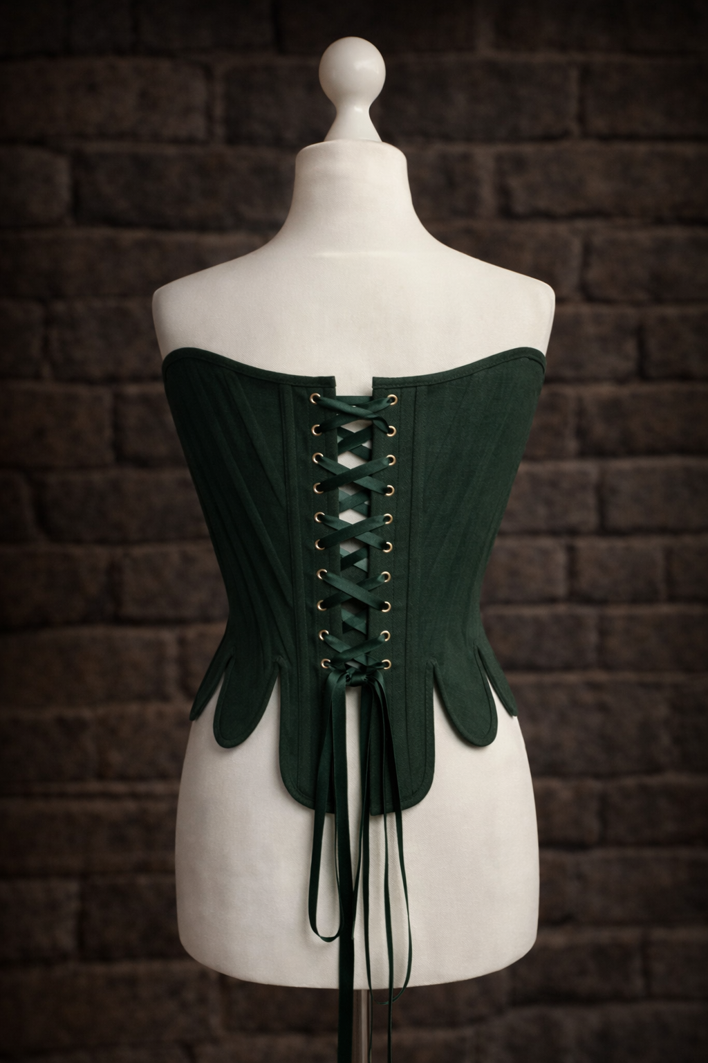 CORSET "Modesty" strapless, Linen
