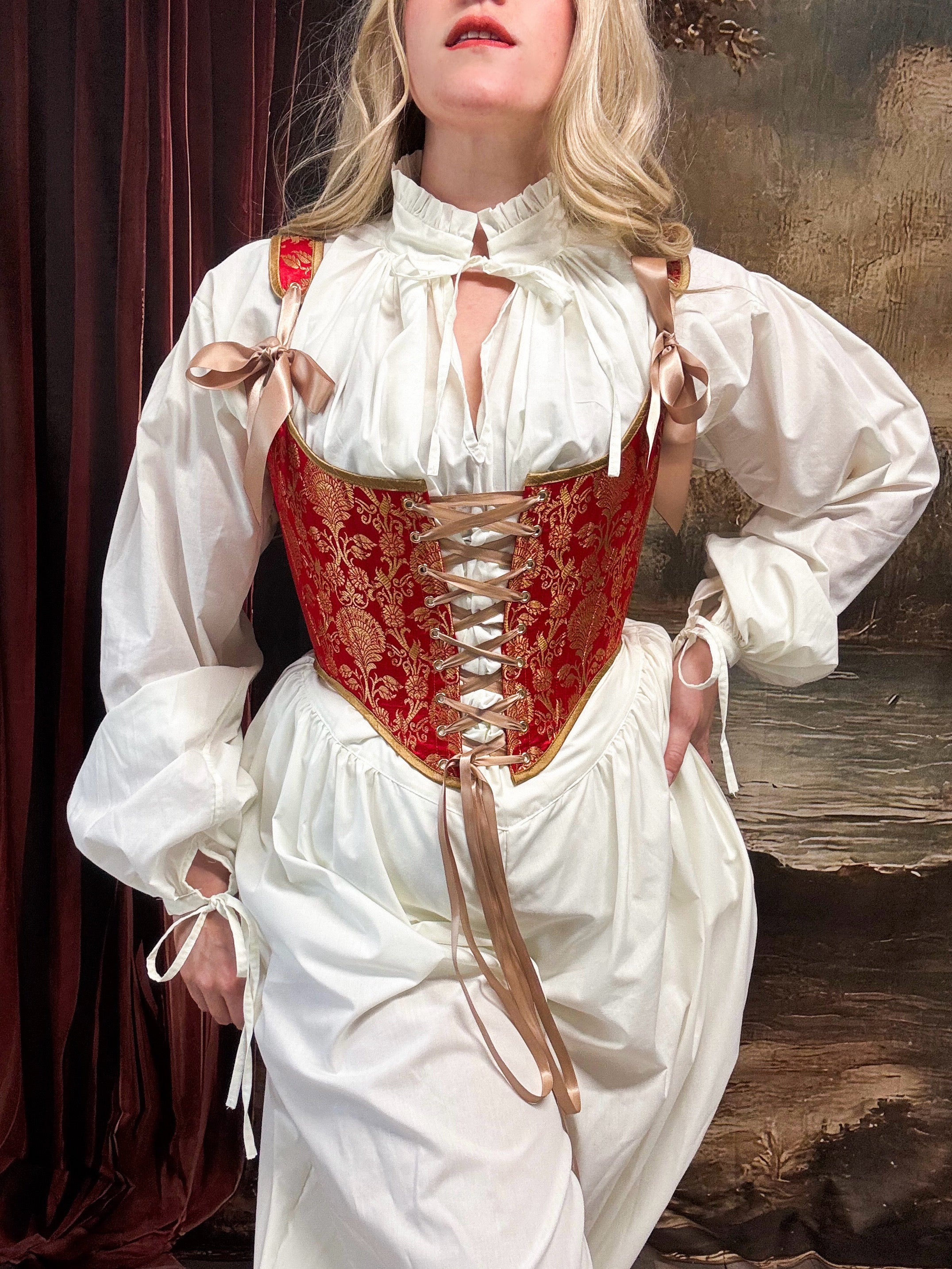 CORSET "Starling" Brocade