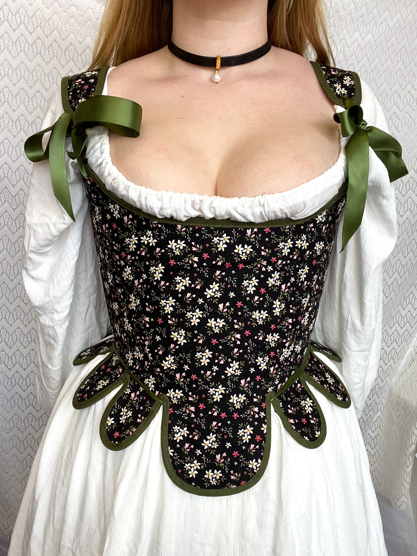 CORSET "Antoinette" Florals